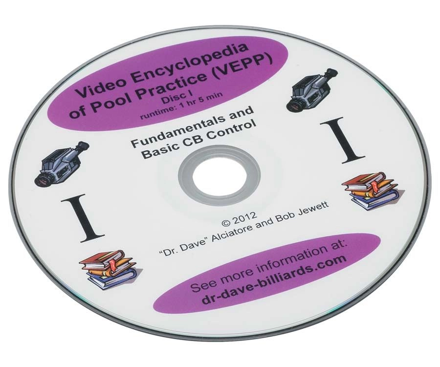 Video Encyclopedia Of Pool Practice - Disc 1 - Fundamentals And Basic Cue Ball Control 1 Video Encyclopedia Of Pool Practice - Disc 1 - Fundamentals And Basic Cue Ball Control