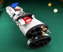 Eight Ball Mafia White Knuckles 3 Butt 5 Shaft Hard Case 7 Eight Ball Mafia White Knuckles 3 Butt 5 Shaft Hard Case -Billiards Shop ebmc35e 01 2