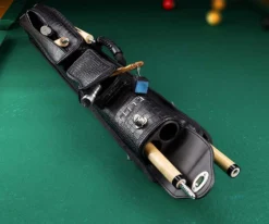 Elite Nexus Reserve 2 Butt 4 Shaft Hard Case -Billiards Shop ecnr24 black 01