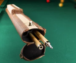 Elite 2x2 Grey Vintage Cue Case -Billiards Shop ecv22 chestnut 02 1