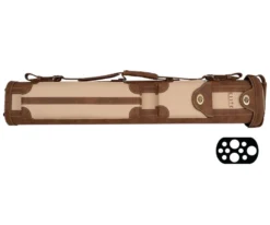 Elite 3x7 Vintage Leather Cue Case Chestnut