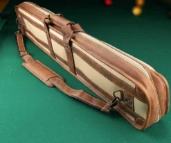 Elite 4x8 Vintage Vinyl Soft Cue Case Black -Billiards Shop ecvs48 chestnut 04 2