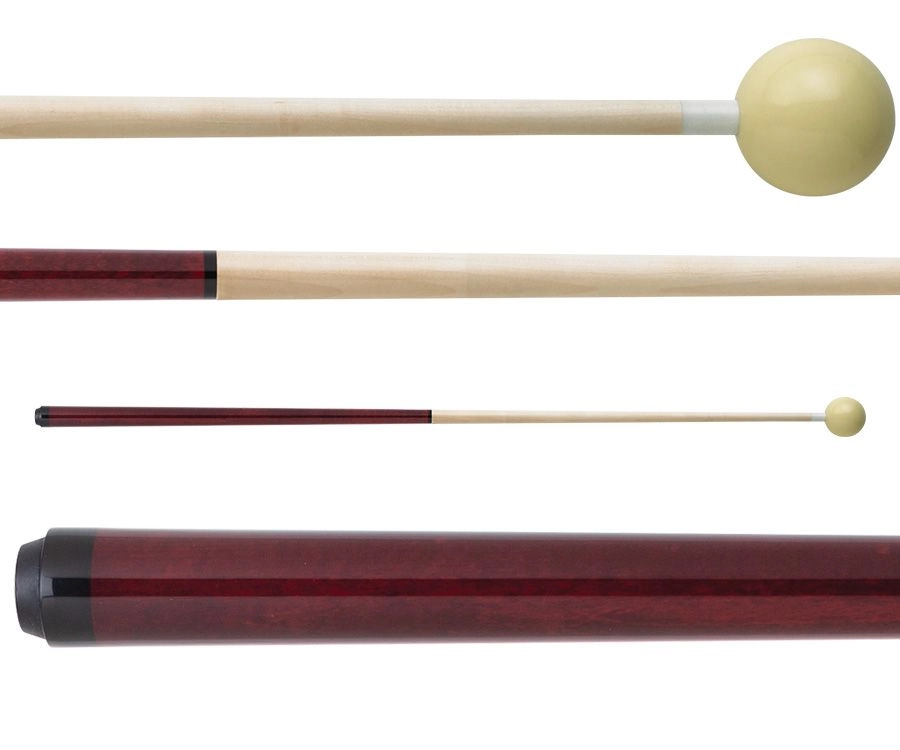 Red Junior Cue With Ball Attached 2 Red Junior Cue With Ball Attached - Image 2