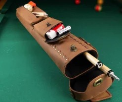Instroke Buffalo 3 Butt 5 Shaft Leather Case -Billiards Shop isb35 01 1