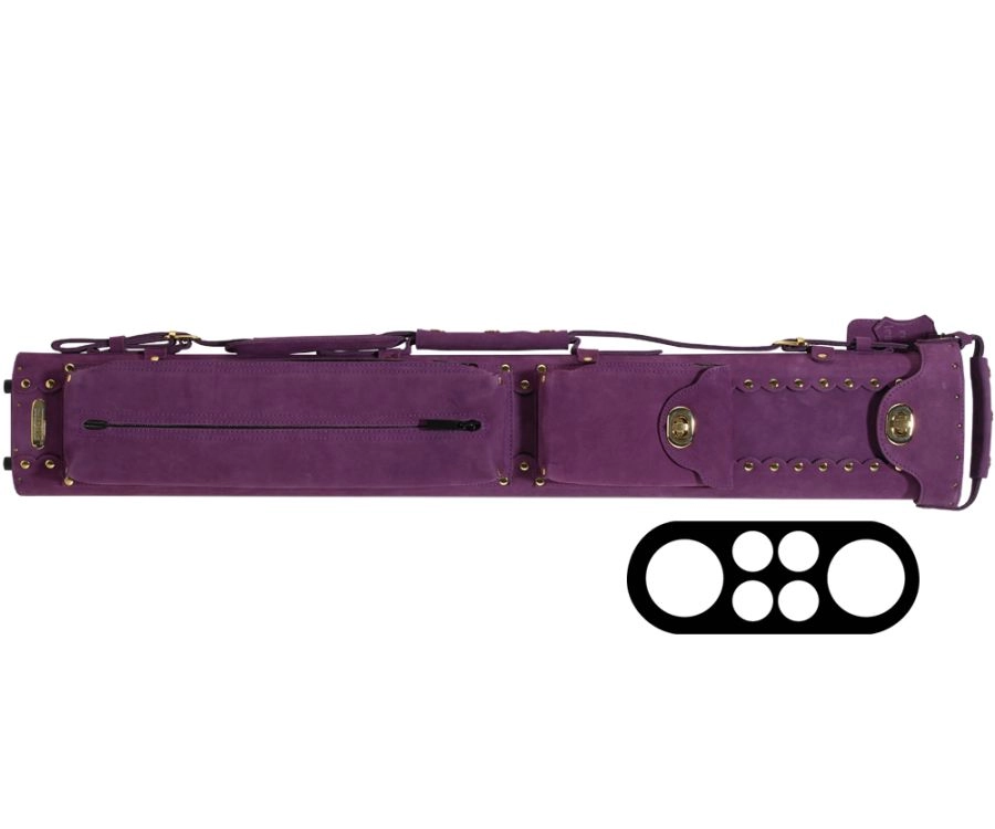 Instroke Suede 2 Butt 4 Shaft Leather Case 1 Instroke Suede 2 Butt 4 Shaft Leather Case