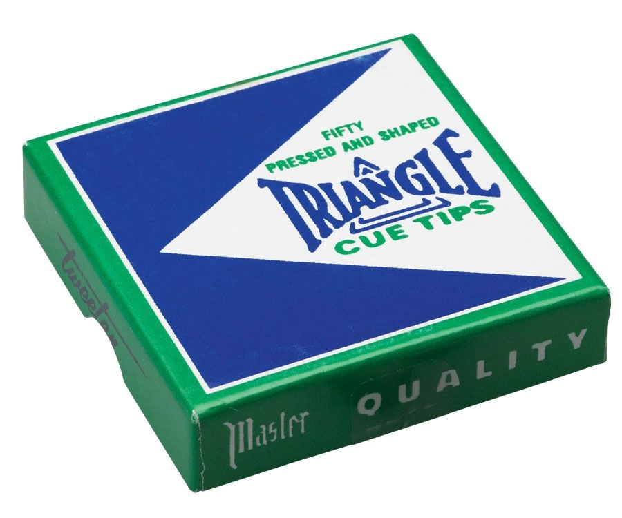 Triangle Pool Cue Tips (Box Of 50) 1 Triangle Pool Cue Tips (Box Of 50)