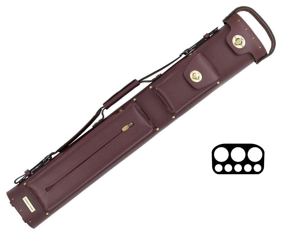 Tango Angus Burgundy 3 Butt 5 Shaft Hard Case 1 Tango Angus Burgundy 3 Butt 5 Shaft Hard Case