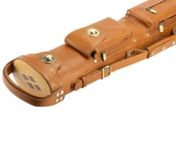Tango Pampa Tan 3 Butt 5 Shaft Leather Cue Case -Billiards Shop tapm35 tan 03