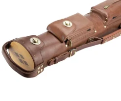 Tango Pampa Chestnut 3 Butt 7 Shaft Leather Cue Case 7 Tango Pampa Chestnut 3 Butt 7 Shaft Leather Cue Case -Billiards Shop tapm37 chestnut 03