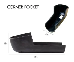 Large Rubber Gulley Boot Set (Set Of 6) -Billiards Shop tp5124 corner dm 01