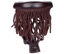 Burgundy Fringe Leather Pocket Set (Set Of 6) 7 Burgundy Fringe Leather Pocket Set (Set Of 6) -Billiards Shop tppk10 01 3